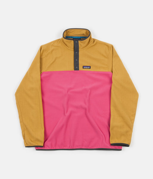 Patagonia Micro D Snap T Pullover Fleece Ultra Pink