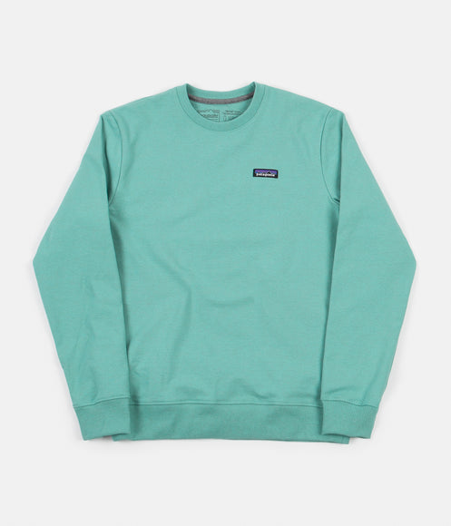 Patagonia P-6 Label Uprisal Crewneck Sweatshirt - Light Beryl Green