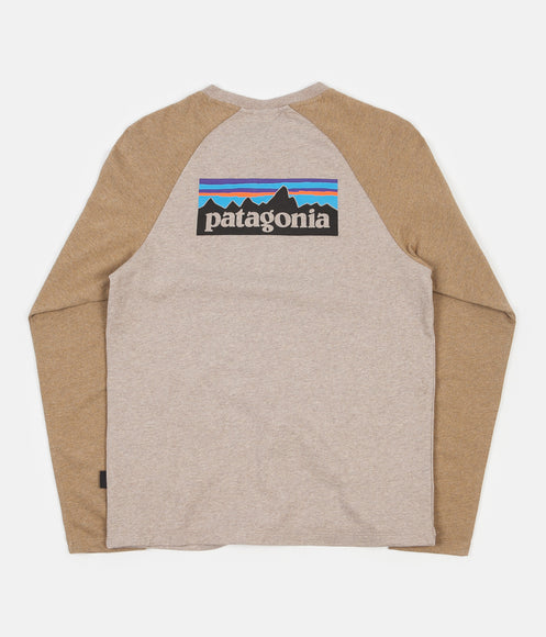 Patagonia P-6 Logo Lightweight Crewneck Sweatshirt - El Cap Khaki