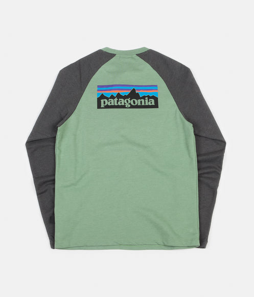 Patagonia P-6 Logo Lightweight Crewneck Sweatshirt - Matcha Green