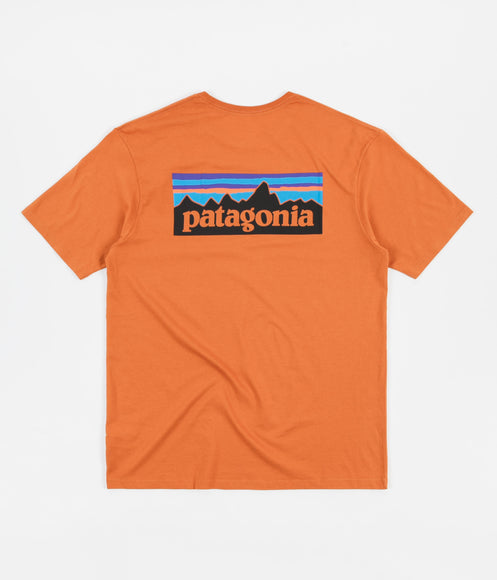 Patagonia P-6 Logo Organic T-Shirt - Desert Orange