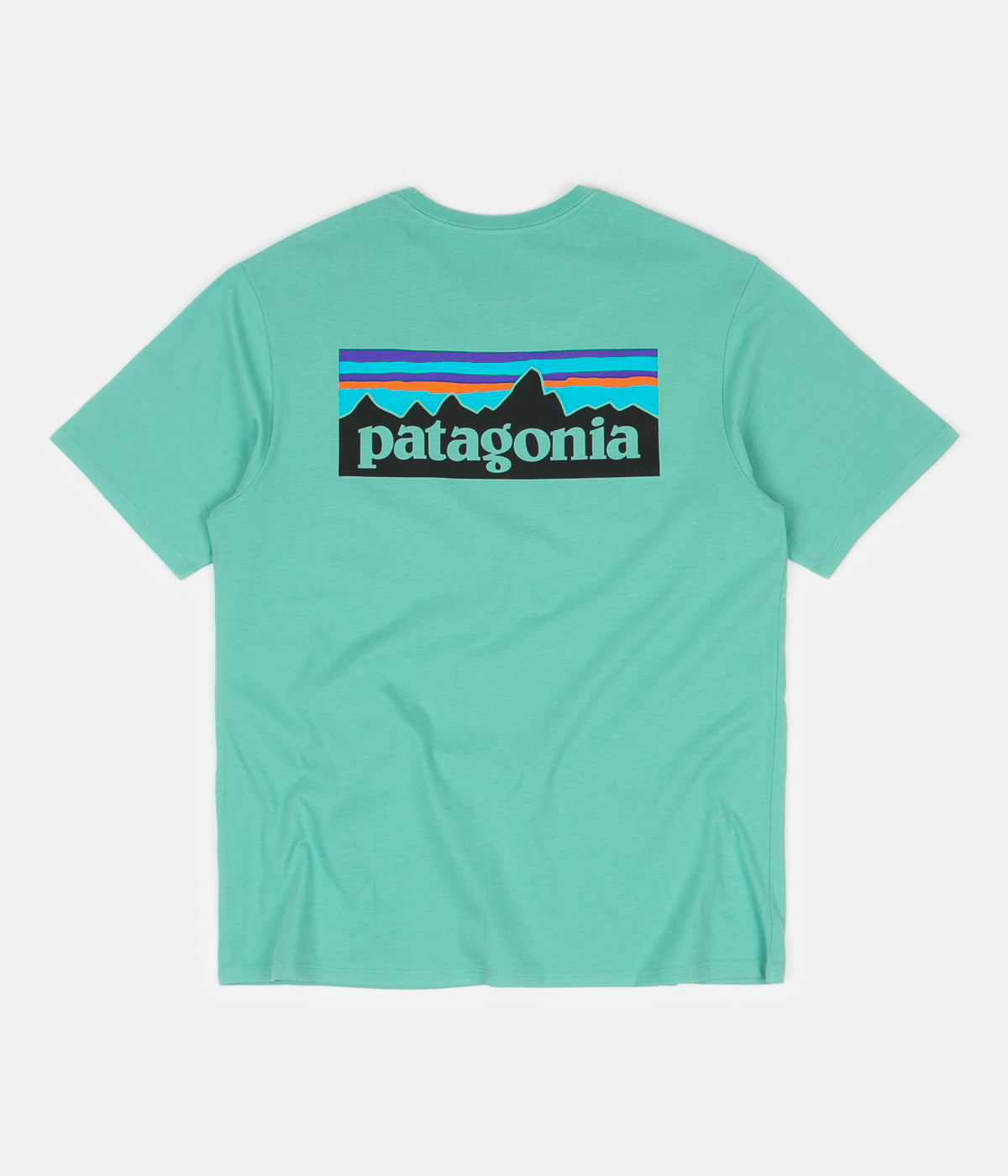 Patagonia P-6 Logo Organic T-Shirt - Light Beryl Green | Always in 