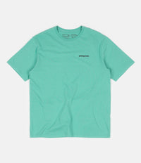 Patagonia P-6 Logo Organic T-Shirt - Light Beryl Green | Always in 