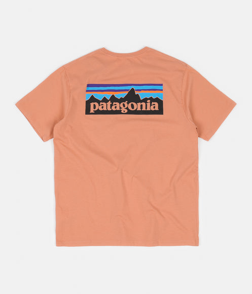 Patagonia P-6 Logo Organic T-Shirt - Mellow Melon