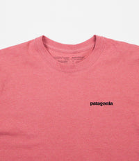 Patagonia P-6 Logo Responsibili-Tee Long Sleeve T-Shirt - Sticker Pink thumbnail
