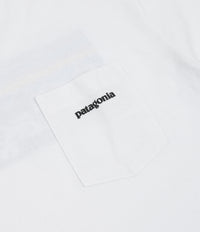 Patagonia P-6 Logo Responsibili-Tee Pocket T-Shirt - White thumbnail