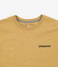 Patagonia P-6 Logo Responsibili-Tee T-Shirt - Hawk Gold thumbnail