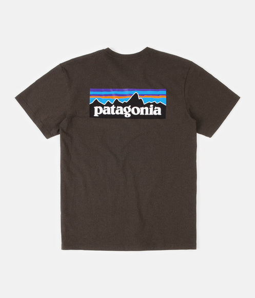 Patagonia P-6 Logo Responsibili-Tee T-Shirt - Logwood Brown