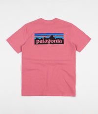 Patagonia P-6 Logo Responsibili-Tee T-Shirt - Sticker Pink thumbnail