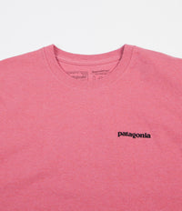 Patagonia P-6 Logo Responsibili-Tee T-Shirt - Sticker Pink thumbnail