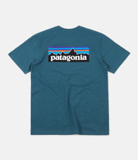 Patagonia P-6 Logo Responsibili-Tee T-Shirt - Tasmanian Teal thumbnail