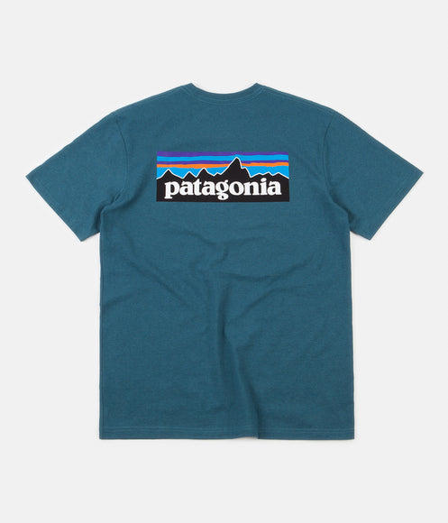 Patagonia P-6 Logo Responsibili-Tee T-Shirt - Tasmanian Teal