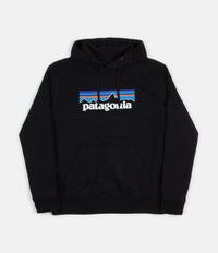 Patagonia P-6 Logo Uprisal Hoodie - Black thumbnail