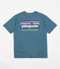 Patagonia P-6 Mission Organic T-Shirt - Abalone Blue thumbnail
