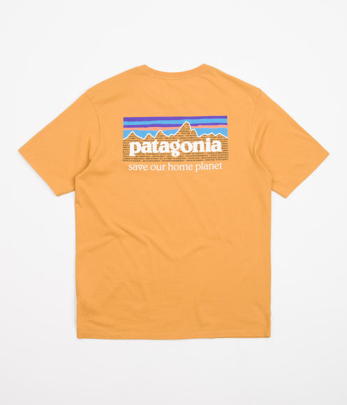 Patagonia P-6 Mission Organic T-Shirt - Cloudberry Orange