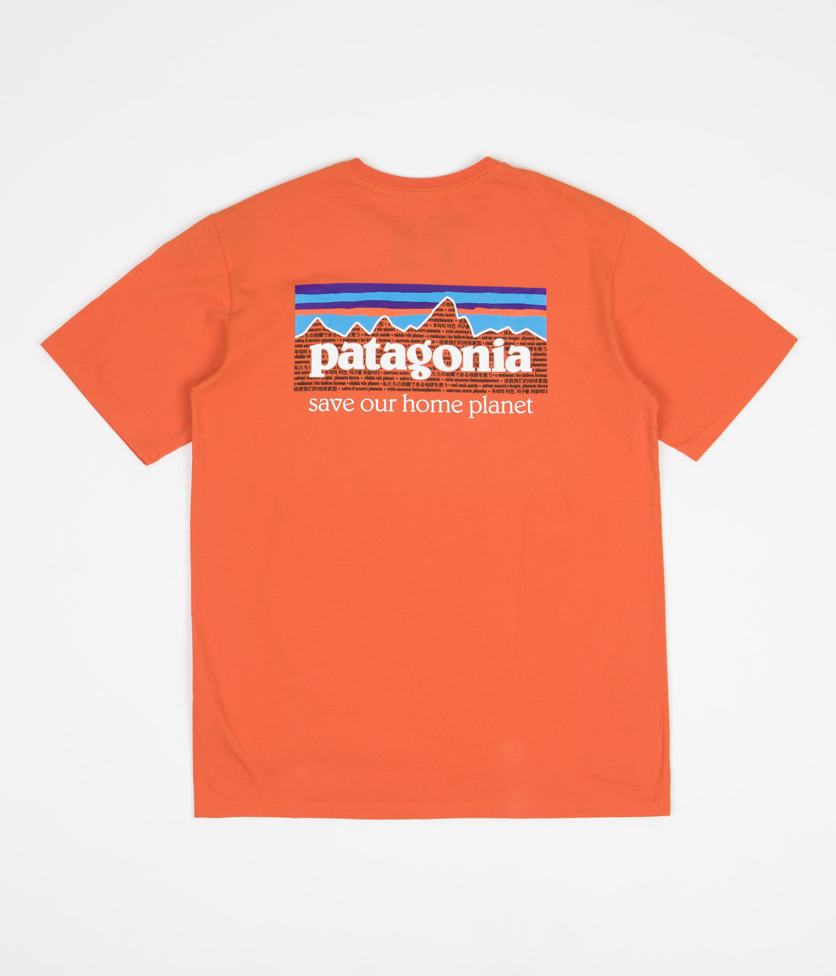 Orange patagonia cheap t shirt