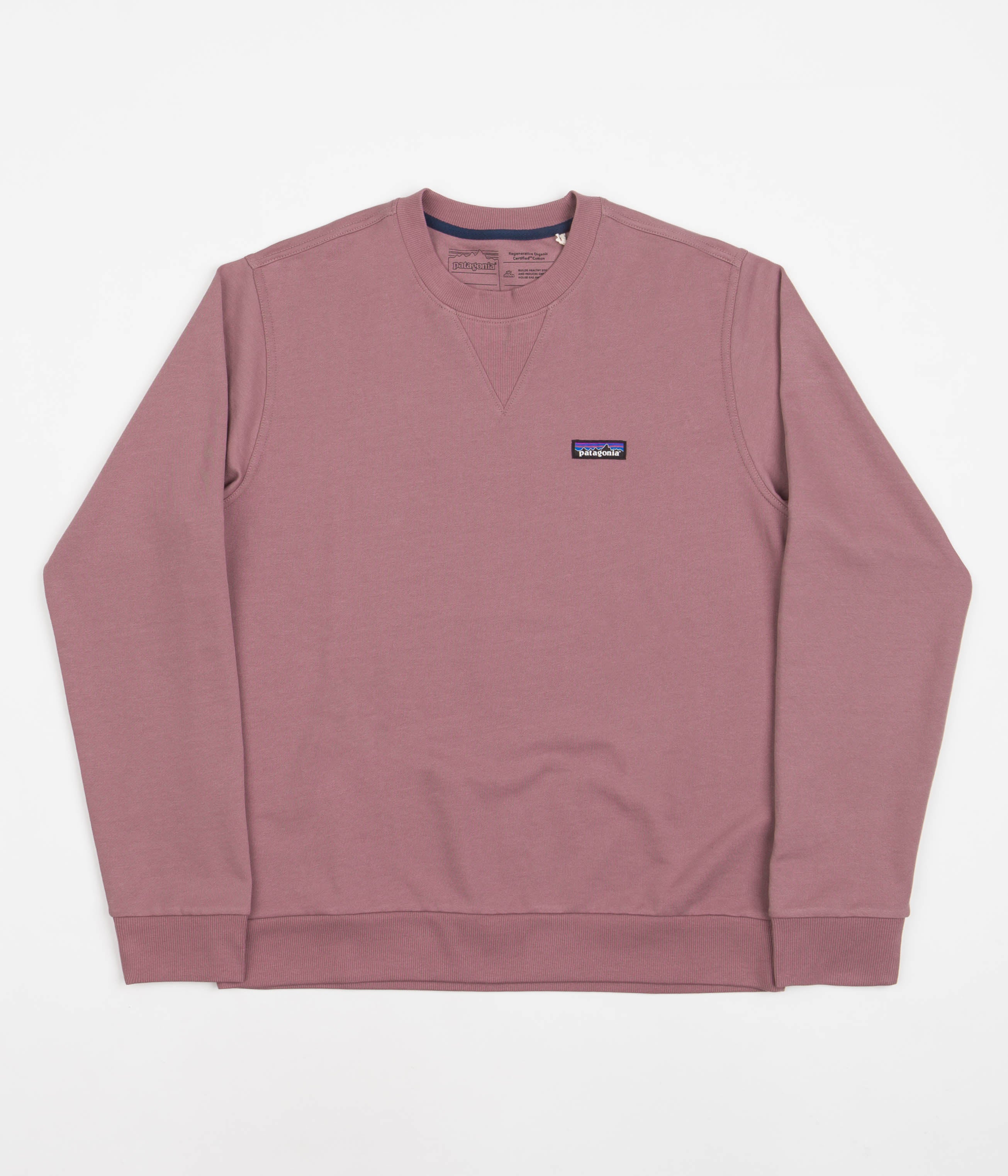 Patagonia Regenerative Organic Crewneck Sweatshirt - Evening Mauve | Always  in Colour