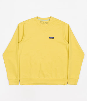 Patagonia Regenerative Organic Crewneck Sweatshirt - Surfboard Yellow