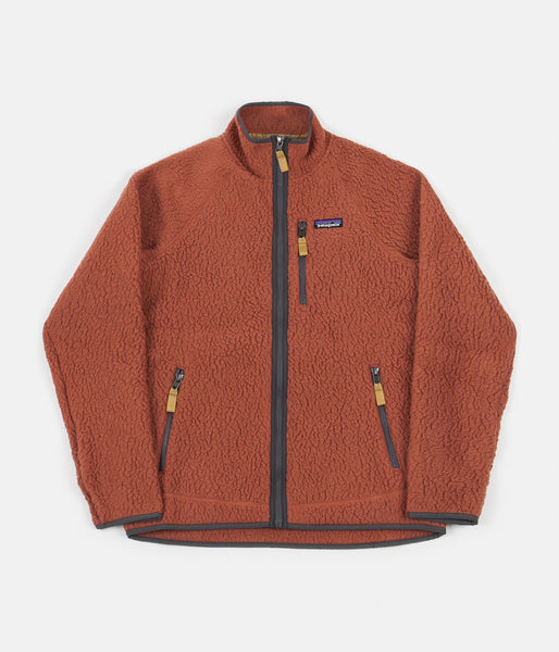 Patagonia Retro Pile Fleece Jacket Spanish Red