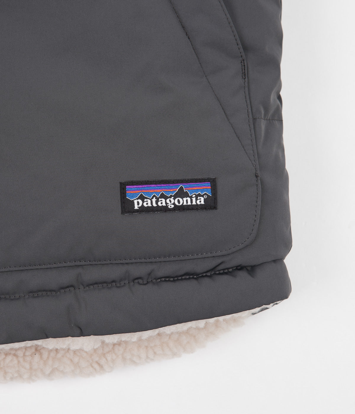 Patagonia Reversible Bivy Down Vest Forge Grey Always in Colour