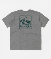 Patagonia Ridgeline Runner Responsibili-Tee T-Shirt in Gravel Heather thumbnail