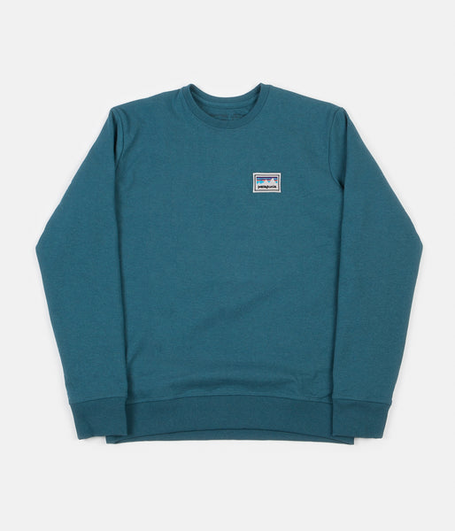 Patagonia men's shop sticker best sale patch uprisal crew sweatshirt