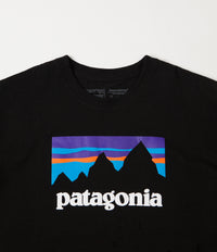 Patagonia Shop Sticker Responsibili-Tee T-Shirt - Black thumbnail