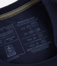 Patagonia Spirited Seasons Pocket Responsibili-Tee T-Shirt - New Navy thumbnail