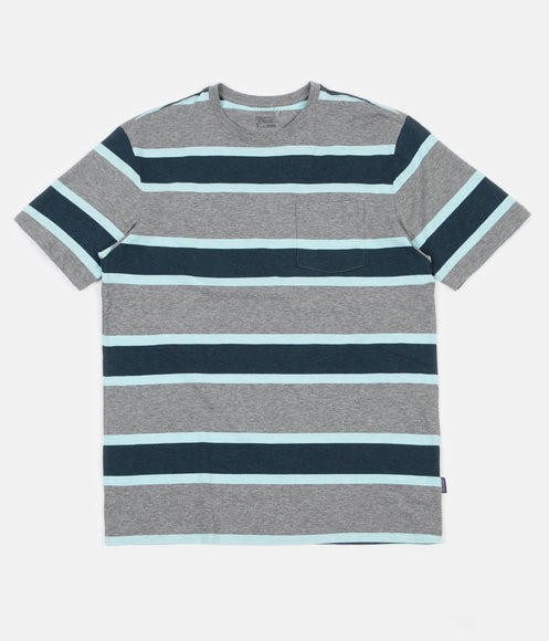 Patagonia Squeaky Clean Pocket T-Shirt - Rugby / Feather Grey