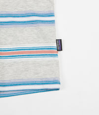 Patagonia Squeaky Clean Pocket T-Shirt - Tarkine Stripe: Tailored Grey thumbnail