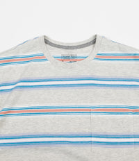 Patagonia Squeaky Clean Pocket T-Shirt - Tarkine Stripe: Tailored Grey thumbnail