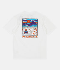Patagonia Summit Road Organic T-Shirt - White thumbnail
