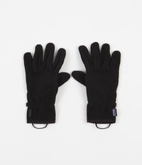 Patagonia Synchilla Gloves - Black thumbnail