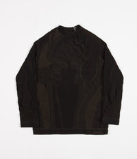 ROA Tech Knit Long Sleeve T-Shirt - Black / Brown thumbnail
