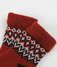 RoToTo Comfy Room Socks - Nordic Red thumbnail