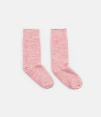 RoToTo Double Face Merino Blend Socks - Light Pink thumbnail