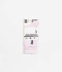Salomon 365 Crew Socks - Cradle Pink / Black thumbnail