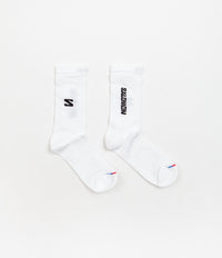 Salomon 365 Crew Socks - White / Black thumbnail