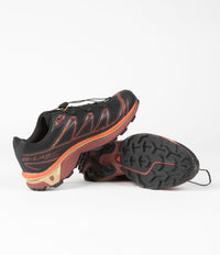 Salomon XT-6 Shoes - Black / Chocolate Plum / Vibrant Orange thumbnail