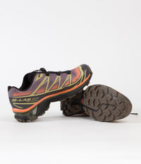 Salomon XT-6 Skyline Shoes - Moonscape / Leek Green / Vibrant Orange thumbnail