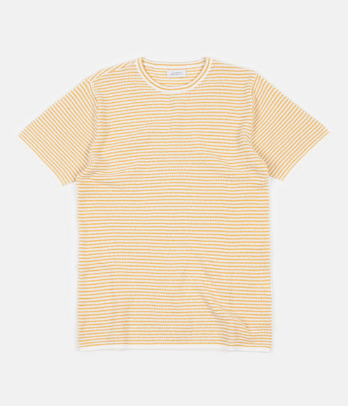 Saturdays NYC Brandon Stripe T-Shirt - Dusty Amber