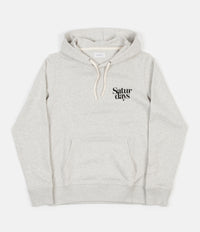 Saturdays NYC Ditch Millers Black Chest Hoodie - Natural Heather thumbnail
