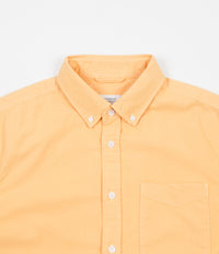 Saturdays NYC Esquina Short Sleeve Oxford Shirt - Dusty Amber thumbnail