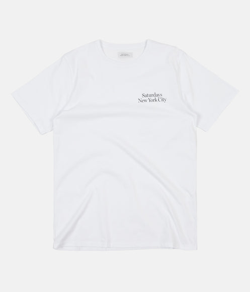 Saturdays NYC Miller Standard Chest T-Shirt - White