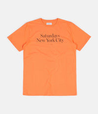 Saturdays NYC Miller Standard T-Shirt  - Peach thumbnail