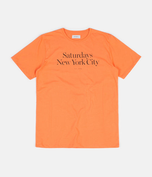Saturdays NYC Miller Standard T-Shirt  - Peach