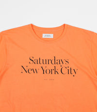 Saturdays NYC Miller Standard T-Shirt  - Peach thumbnail