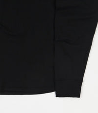 Schiesser Karl-Heinz Henley Long Sleeve T-Shirt - Black thumbnail