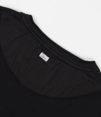 Schiesser Karl-Heinz Henley Long Sleeve T-Shirt - Black thumbnail