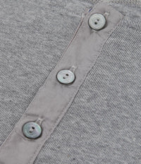 Schiesser Karl-Heinz Henley Long Sleeve T-Shirt - Grey Melange thumbnail